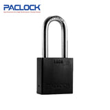 PACLOCK Medium-Duty Aluminum Padlock with 3/4 Inch Shackle Spread and P0 Keyway 100A Series - 316 Stainless Steel Shackles