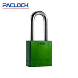 PACLOCK Medium-Duty Aluminum Padlock with 3/4 Inch Shackle Spread and PR2 Keyway 100A Series - Hardened Steel Shackles