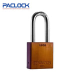 PACLOCK Medium-Duty Aluminum Padlock with 3/4 Inch Shackle Spread and PR2 Keyway 100A Series - Hardened Steel Shackles