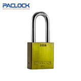 PACLOCK Medium-Duty Aluminum Padlock with 3/4 Inch Shackle Spread and PR2 Keyway 100A Series - Hardened Steel Shackles