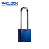 PACLOCK Medium-Duty Aluminum Padlock with 3/4 Inch Shackle Spread and PR2 Keyway 100A Series - Hardened Steel Shackles