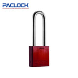 PACLOCK Medium-Duty Aluminum Padlock with 3/4 Inch Shackle Spread and PR2 Keyway 100A Series - Hardened Steel Shackles