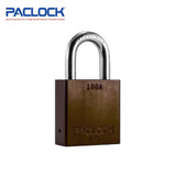 PACLOCK Medium-Duty Aluminum Padlock with 3/4 Inch Shackle Spread and PR2 Keyway 100A Series - Hardened Steel Shackles