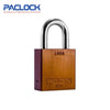 PACLOCK Medium-Duty Aluminum Padlock with 3/4 Inch Shackle Spread and P0 Keyway 100A Series - Hardened Steel Shackles