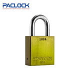 PACLOCK Medium-Duty Aluminum Padlock with 3/4 Inch Shackle Spread and PR2 Keyway 100A Series - Hardened Steel Shackles