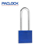 PACLOCK Heavy-Duty Aluminum Padlock with 3/4 Inch Shackle Spread and PR1 Keyway 200A Series - 316 Stainless Steel Shackles