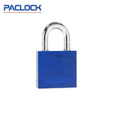 PACLOCK Heavy-Duty Aluminum Padlock with 3/4 Inch Shackle Spread and M1 Keyway 200A Series - Hardened Steel Shackles