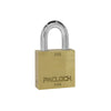 PACLOCK Heavy-Duty Brass Padlock with 3/4 Inch Shackle Spread and PR1 Keyway 250 Series