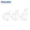 PACLOCK Heavy-Duty Brass Padlock with 3/4 Inch Shackle Spread and P0 Keyway 250 Series