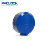 PACLOCK Hidden-Shackle Aluminum Stepped Back Hockey-Puck-Style Lock with PR1 Keyway 400A-IC Series - Hardened Steel Shackles