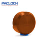 PACLOCK Hidden-Shackle Aluminum Stepped Back Hockey-Puck-Style Lock with M1 Keyway 400A-IC Series - Hardened Steel Shackles