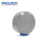 PACLOCK Hidden-Shackle Aluminum Stepped Back Hockey-Puck-Style Lock with PR1 Keyway 400A-IC Series - Hardened Steel Shackles