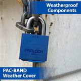 PACLOCK Ultra-Heavy-Duty Aluminum Padlock with 3/4 Inch  Shackle Spread and P0 Keyway 600A Series - Hardened Steel Shackles