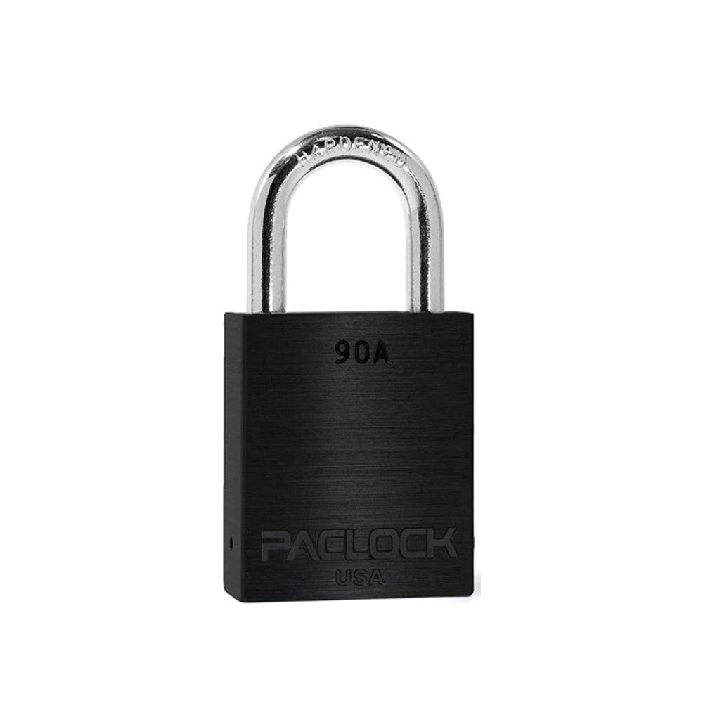 PACLOCK Light-Duty Aluminum Padlock with 3/4 Inch Shackle Spread 90A Series - 316 Stainless Steel Shackles