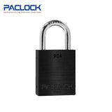 PACLOCK Light-Duty Aluminum Padlock with 3/4 Inch Shackle Spread 90A Series - Hardened Steel Shackles