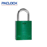 PACLOCK Light-Duty Aluminum Padlock with 3/4 Inch Shackle Spread 90A Series - Hardened Steel Shackles