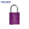 PACLOCK Light-Duty Aluminum Padlock with 3/4 Inch Shackle Spread 90A Series - Brass Shackles