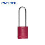 PACLOCK Light-Duty Aluminum Padlock with 3/4 Inch Shackle Spread 90A Series - Hardened Stainless Steel Shackles