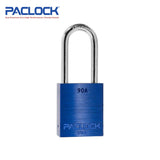 PACLOCK Light-Duty Aluminum Padlock with 3/4 Inch Shackle Spread 90A Series - Hardened Steel Shackles