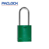 PACLOCK Light-Duty Aluminum Padlock with 3/4 Inch Shackle Spread 90A Series - Hardened Steel Shackles