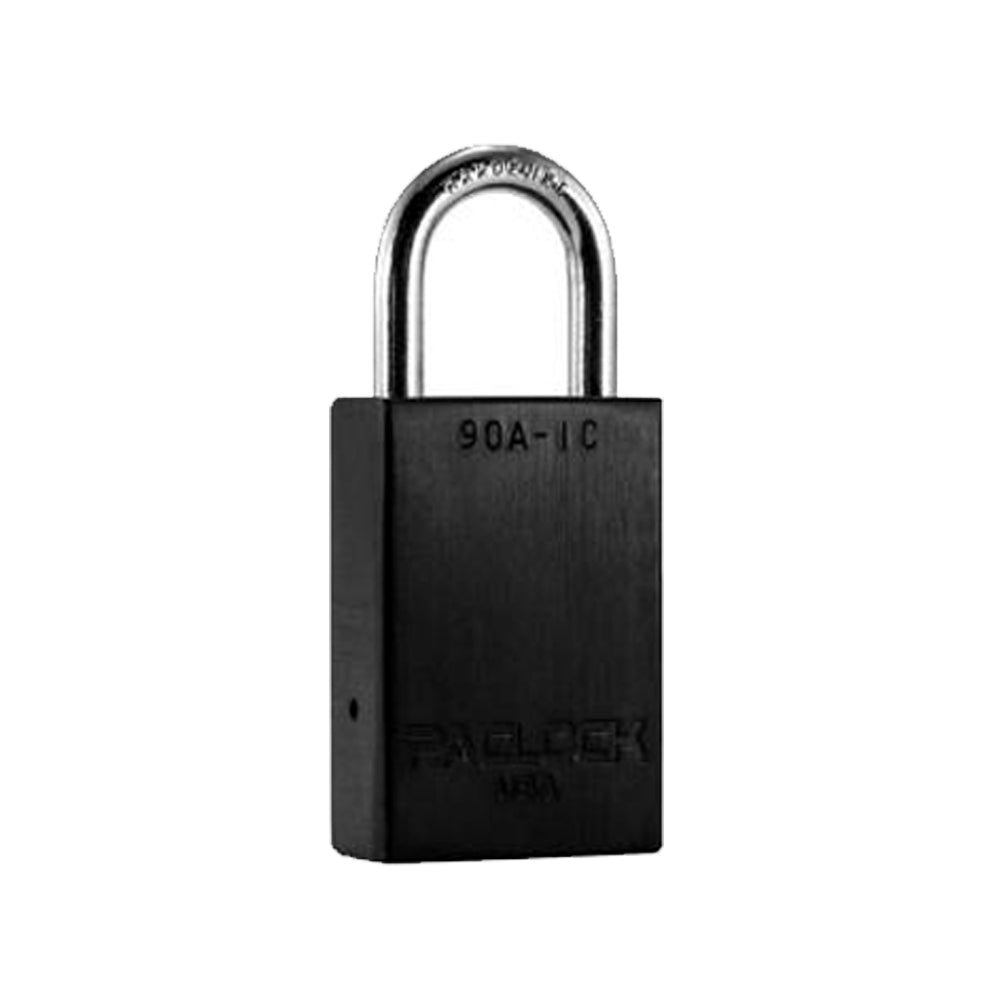 PACLOCK Light-Duty Aluminum Padlock with 3/4 Inch Shackle Spread 90A-IC Series - Hardened Stainless Steel Shackles