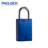 PACLOCK Light-Duty Aluminum Padlock with 3/4 Inch Shackle Spread 90A-IC Series - Brass Shackles