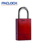 PACLOCK Light-Duty Aluminum Padlock with 3/4 Inch Shackle Spread 90A-IC Series - Brass Shackles