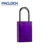 PACLOCK Light-Duty Aluminum Padlock with 3/4 Inch Shackle Spread 90A-IC Series - Hardened Steel Shackles