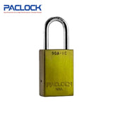 PACLOCK Light-Duty Aluminum Padlock with 3/4 Inch Shackle Spread 90A-IC Series - Hardened Steel Shackles