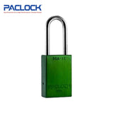 PACLOCK Light-Duty Aluminum Padlock with 3/4 Inch Shackle Spread 90A-IC Series - Hardened Steel Shackles