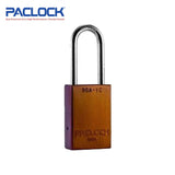 PACLOCK Light-Duty Aluminum Padlock with 3/4 Inch Shackle Spread 90A-IC Series - Hardened Steel Shackles