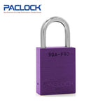 PACLOCK Aluminum Lock 7-Pin - Tag Out Padlock with 3/4 Inch Shackle Spread and PR1 Keyway 90A-PRO Series - Hardened Steel Shackles