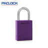 PACLOCK Aluminum Lock 7-Pin - Tag Out Padlock with 3/4 Inch Shackle Spread and PR2 Keyway 90A-PRO Series - Brass Shackles