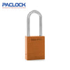 PACLOCK Aluminum Lock 7-Pin - Tag Out Padlock with 3/4 Inch Shackle Spread and PR1 Keyway 90A-PRO Series - 316 Stainless Steel Shackles