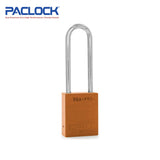 PACLOCK Aluminum Lock 7-Pin - Tag Out Padlock with 3/4 Inch Shackle Spread and PR1 Keyway 90A-PRO Series - 316 Stainless Steel Shackles