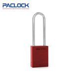 PACLOCK Aluminum Lock 7-Pin - Tag Out Padlock with 3/4 Inch Shackle Spread and PR1 Keyway 90A-PRO Series - Brass Shackles