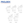 PACLOCK Light-Duty Brass Padlock with 3/4 Inch Shackle Spread 95-IC Series