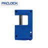 PACLOCK Hidden-Shackle Aluminum Block-Lock-Style Lock with PR1 Keyway FSIC-BL17A-1100 Series - Hardened Steel Shackles