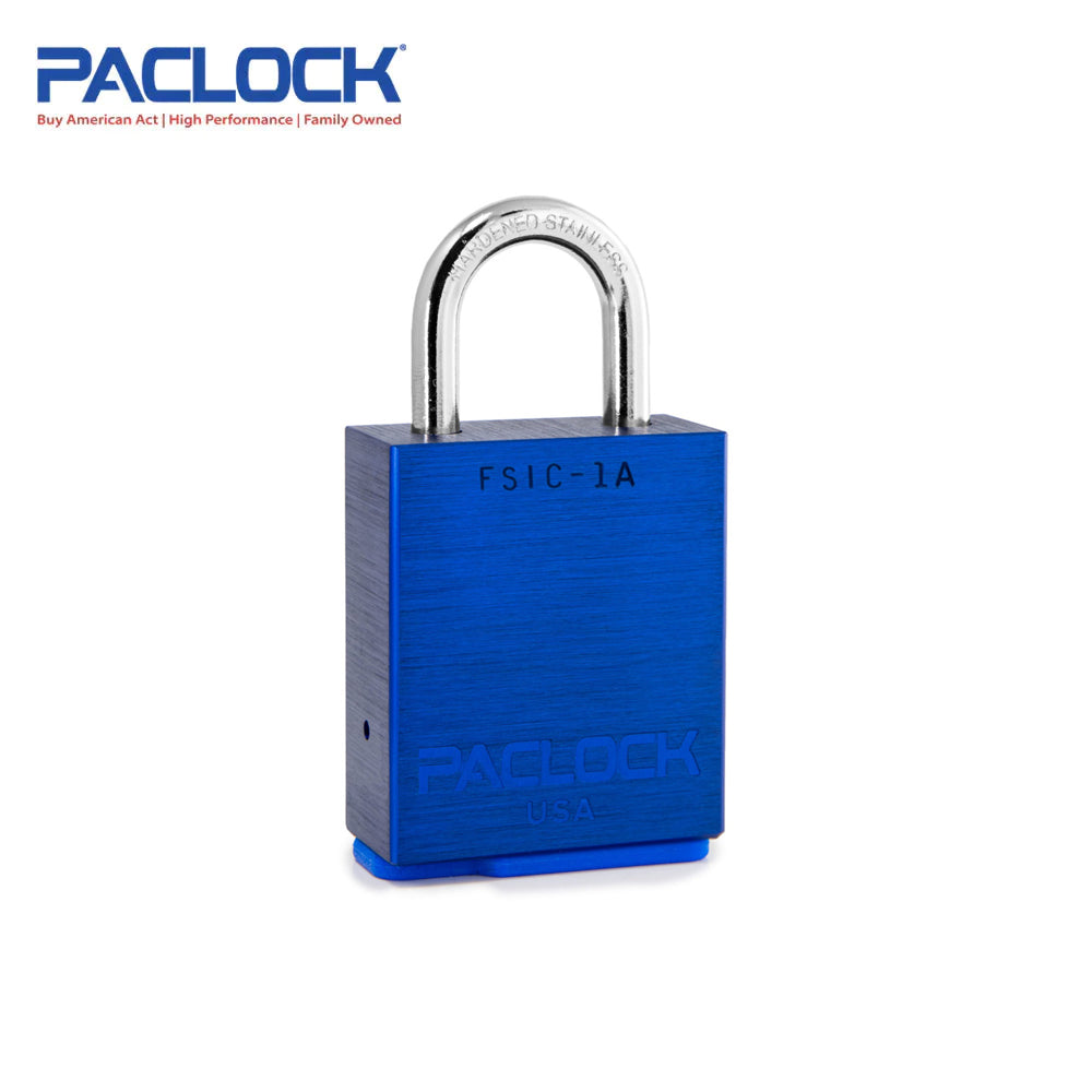 PACLOCK Light-Duty Brass Padlock with 3/4 Inch Shackle Spread FSIC-1B Series