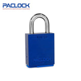 PACLOCK Medium-Duty Aluminum Padlock with 3/4 Inch Shackle Spread KiK-2A Series - Hardened Steel Shackles