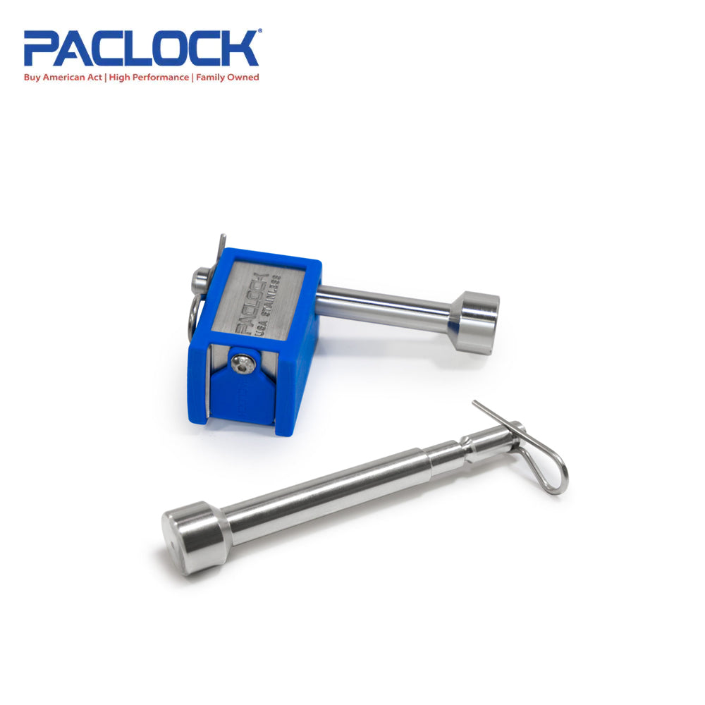 PACLOCK Locking Hitch Pin Kit for 1-1/4" and 2", 2.5", 3" Receivers "KT-UCS-80S-125-250" Series