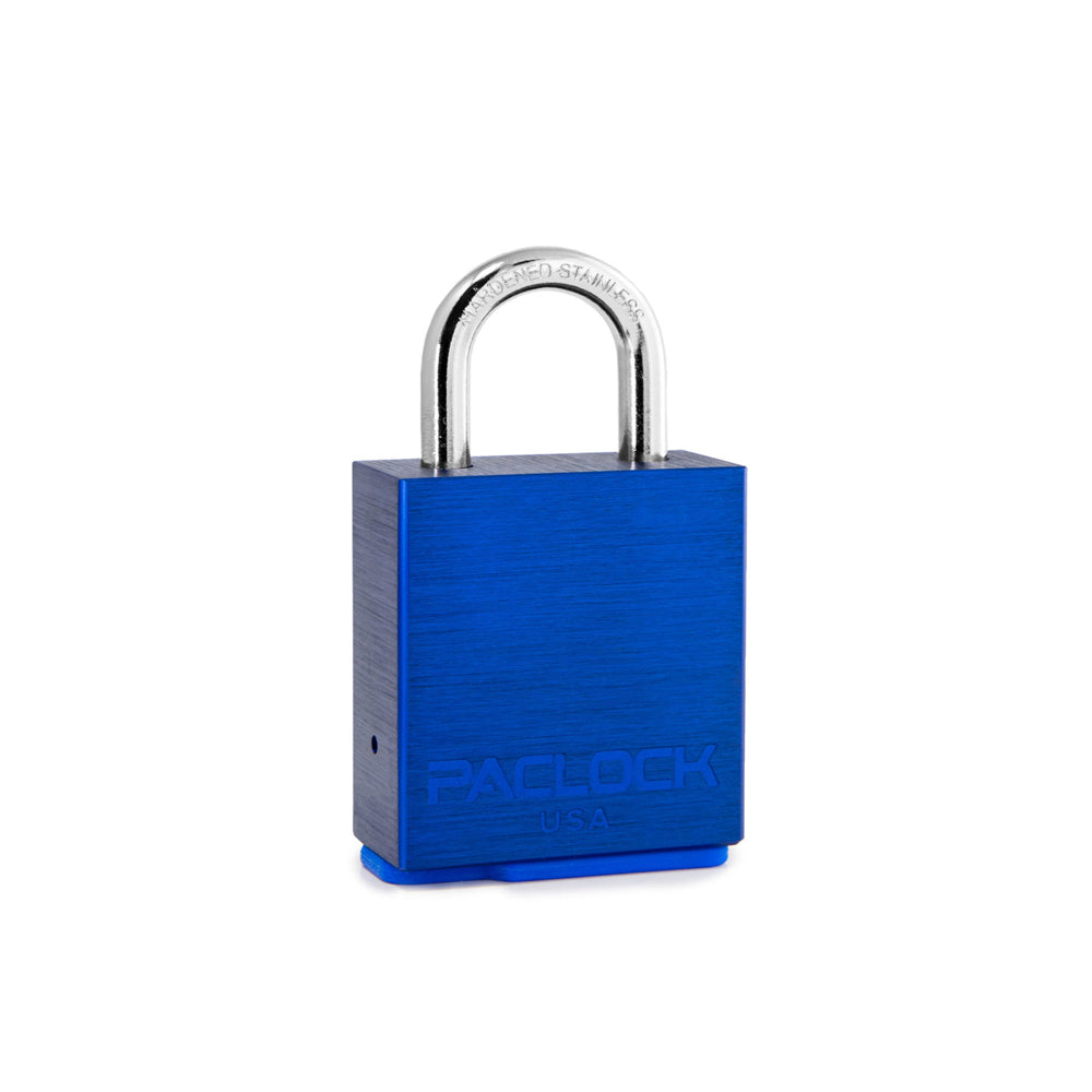 PACLOCK Light-Duty Aluminum Padlock with 3/4 Inch Shackle Spread LFIC-ASA-1A Series - Hardened Steel Shackles