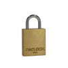 PACLOCK Light-Duty Brass Padlock with 3/4 Inch Shackle Spread LFIC-ASA-1B Series