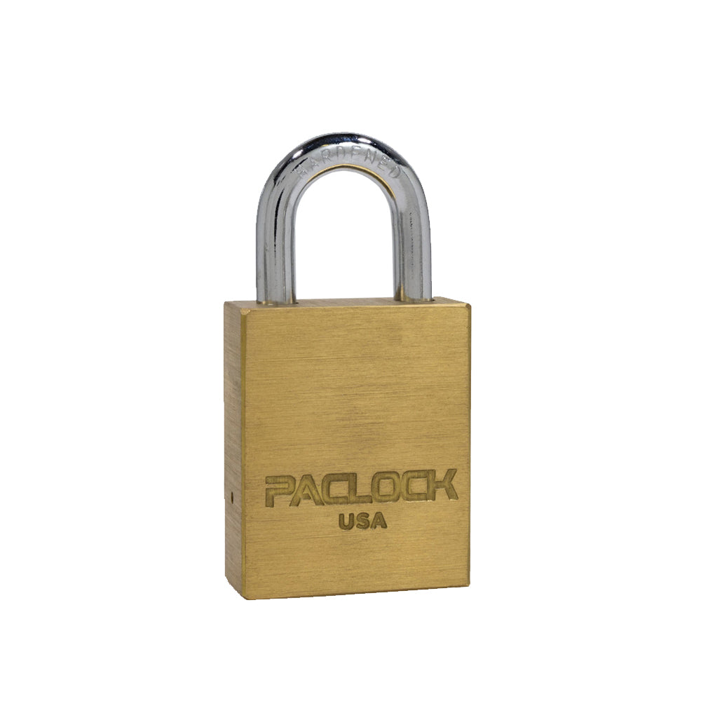 PACLOCK Heavy-Duty Brass Padlock with 3/4 Inch Shackle Spread LFIC-Y6-3B Series