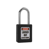 PACLOCK Thermoplastic 7-Pin Lock - Tag Out Padlock with Shackle Spread 3/4 Inch and Keyways PR2 PL410-PRO Series - Hardened Stainless Steel Shackles