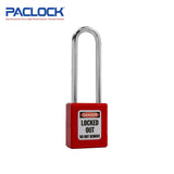 PACLOCK Thermoplastic 7-Pin Lock - Tag Out Padlock with Shackle Spread 3/4 Inch and Keyways PR2 PL410-PRO Series - Hardened Steel Shackles