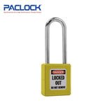 PACLOCK Thermoplastic 7-Pin Lock - Tag Out Padlock with Shackle Spread 3/4 Inch and Keyways PR2 PL410-PRO Series - Hardened Steel Shackles