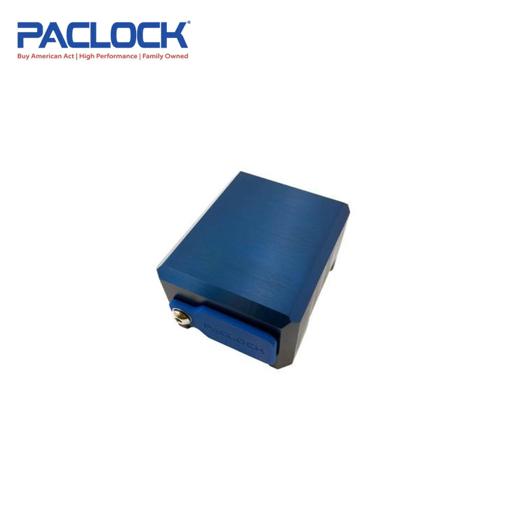 PACLOCK Hidden-Shackle Aluminum Trailer Door Lock with PR1 Keyway TL81A Series - Hardened Steel Shackles