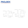 PACLOCK Ultra-Heavy-Duty Stainless Steel Padlock with 3/4 Shackle Spread UCS-4S Series - Hardened Stainless Steel Shackles - Hardened Stainless Steel Shackles