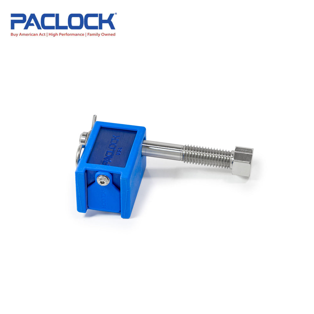 PACLOCK Locking Hitch Pin - Aluminum - for Yakima Bike Racks UCS-80A-YK-1 Series - 316 Stainless Steel Shackles